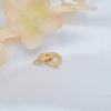 18K Gold Plated Brass Zircon Pearl Clasps Fastener For DIY Bracelet Necklace