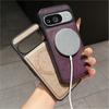 Vintage PU Leather Matte Shockproof Case for Magsafe for Google Pixel 8 9 9A 10 Pro XL Magnetic Bumper Armor Soft Business Cover