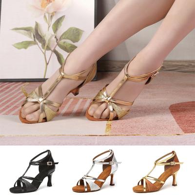 Mulheres profissionais sapatos de dança de salão sapatos de dança latina interior salsa 7cm salto
