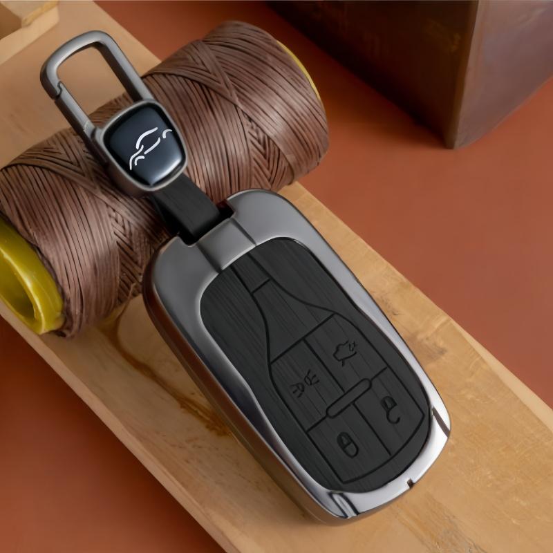 Aesthetic Wooden Pattern Key Cover Suitable For Maserati Ghibli Levante Quattroporte 2014-2024 Accessories