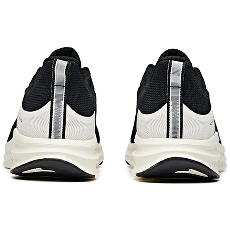 Anta Comfortable Cushioning Slip Resistant Abrasion Resistant Low top Running Shoes Men's Black 112035547-1