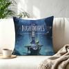Little NNightmares   Decorative Polyester Throw Pillow Cover Square Suitable for Home Office Coffee Shop Decor