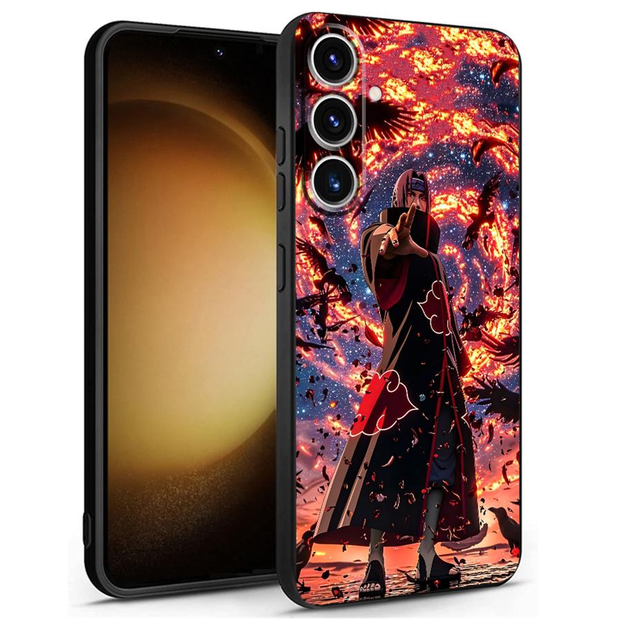 

Black Soft Phone Cover Case for Samsung Galaxy A24 A55 A32 A35 A22 A52 A23 A53 A25 A71 A51 A73 A26 A72 A41 A36 Cool Anime Uchiha Galaxy A22 4G