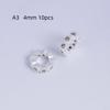 10/20Pcs Diy Accessories Metal Rhinestone Wave Shape Spacer Beads For Jewelry Making Bracelets Beads Separator Beads