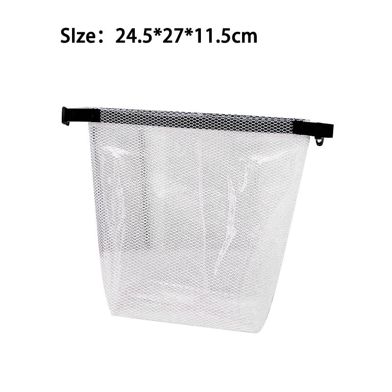 Waterproof Cosmetics Bag EVA Transparent Portable Make Up Storage Bag Toiletries Organizer Swimming Bag Water-proof Swimsuit Bag