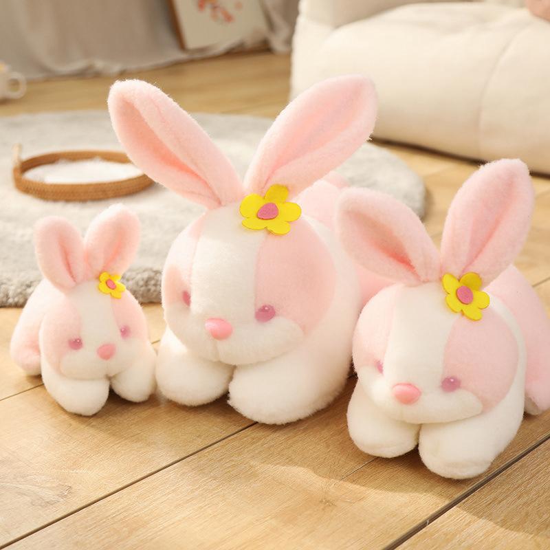Super Cute Colorful Bunny Plush Toy Doll Soft Cute Rabbit Doll Claw Machine Doll Wedding Sprinkle