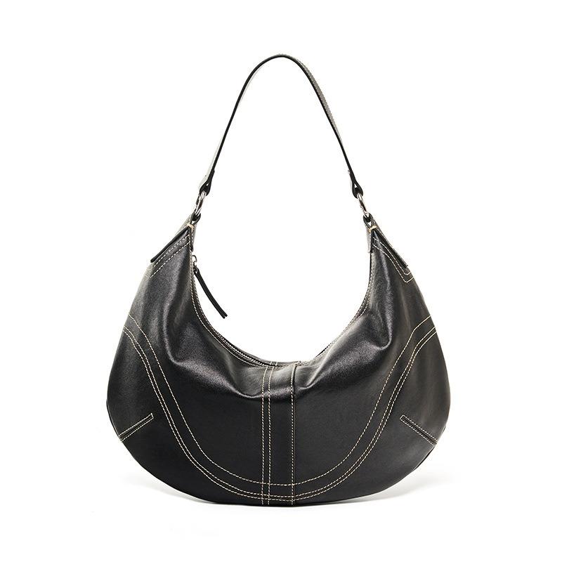 

Niche suede portable crossbody dumpling bag light luxury shoulder women s bag high-end women s armpit bag