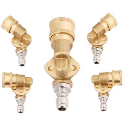 For Pressure Washer Spray Nozzle Cleaning Hard To Reach Areas Quick Connecting 360 Degree Pivoting Coupler Cleaning