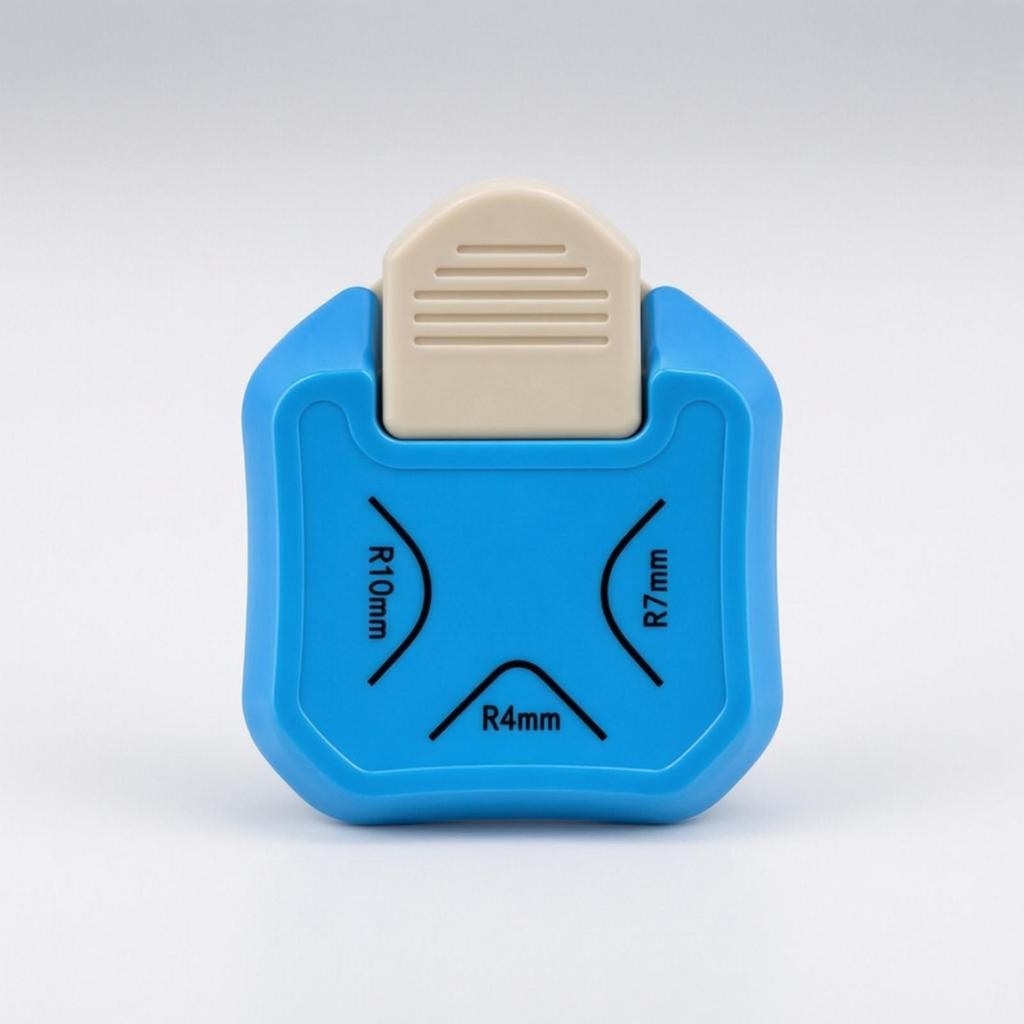 TripleFunction Corner Rounder MultiDiameter with Press Button Compact for