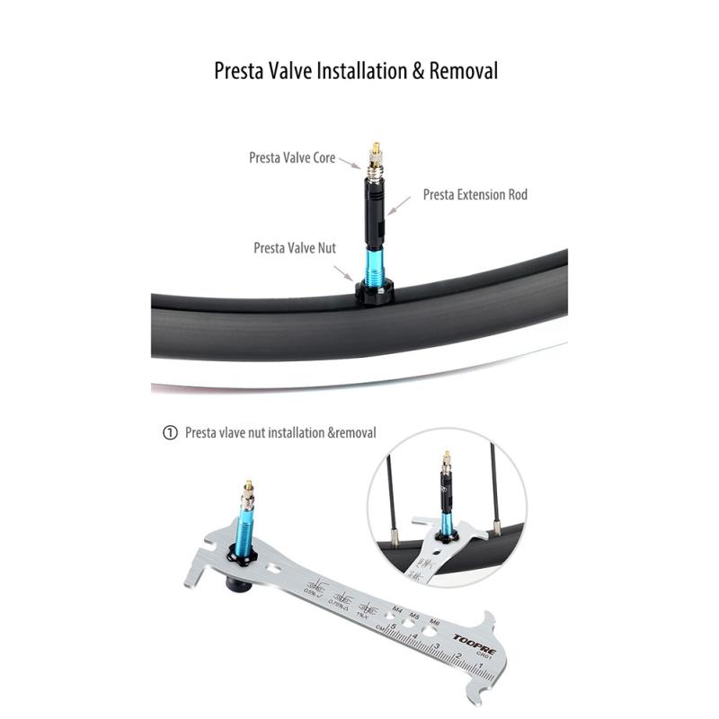 Bicycle Chains Gauge 304 Stainless Steel Chain Wear Indicator Gauge Caliper Detection Tool Cycling