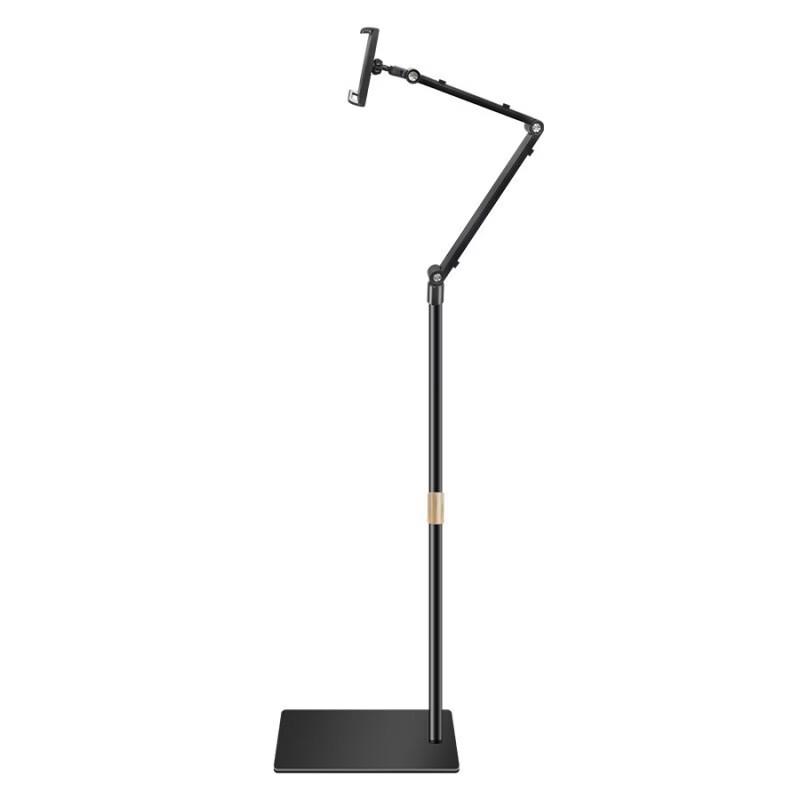Ollymurs Dual Arm Telescopic Phone & Tablet Floor Stand