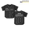 Elektrický Callboy Baseballová dres Černá Speciální Pro fanoušky Dárky Unisex VA662