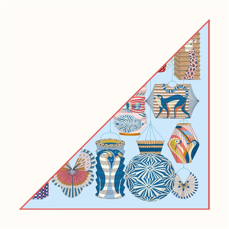 POBING Silk Scarf Women Horse Head Triangle Scarves Head Echarpes Silk Foulards Femme Wraps Beach Shawls Bandana Lady Hijab