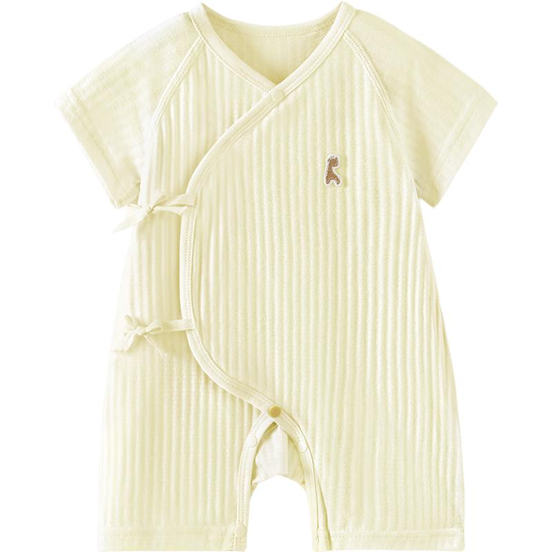 TONGTAI Baby Pure Cotton Short Sleeve Butterfly Romper 59cm