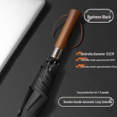 Reinforced UV Protection Straight Handle Umbrella