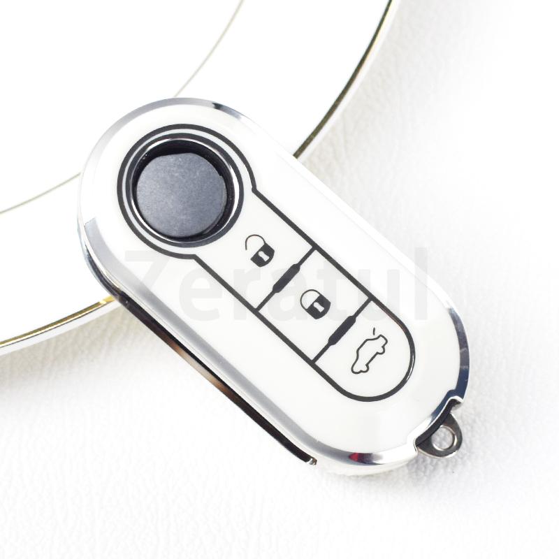 

Auto Remote Car Key Case Cover For Fiat Dot Palio Attractive Panda Lancia Musa Grande Punto 500 500L Ducato Shell Fob Holder