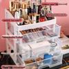 Large Capacity Desktop Cosmetic Storage Box with Drawers for Dorms
