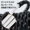 RODGERS Tent Rope Paracord with Carabiner 5mm Guy Tarp with Adjustable Hooks and 5m 5mm Set for Camping and Outdoor Use (Black 5m) 2-Pack - Rope,