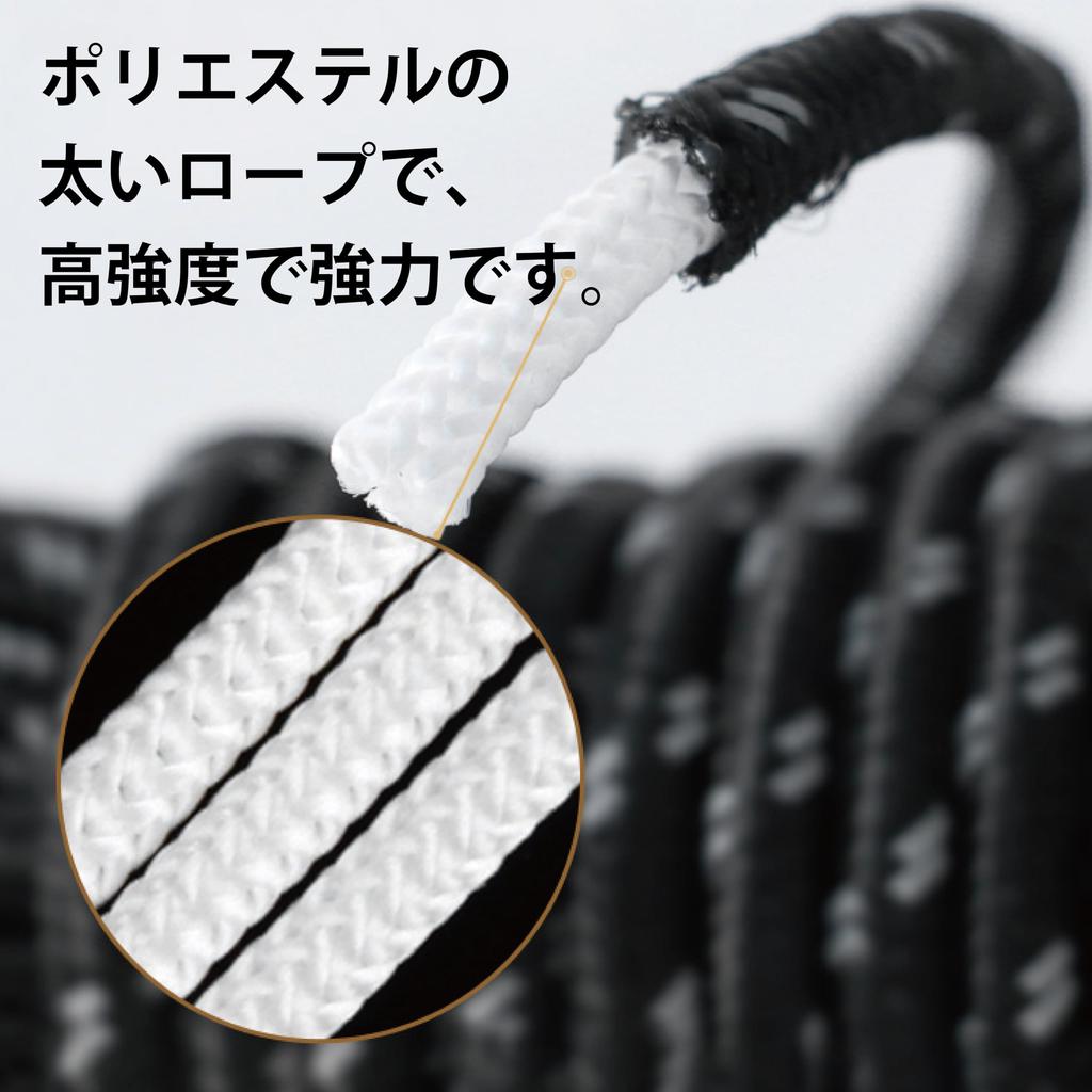 RODGERS Tent Rope Paracord with Carabiner 5mm Guy Tarp with Adjustable Hooks and 5m 5mm Set for Camping and Outdoor Use (Black 5m) 2-Pack - Rope,