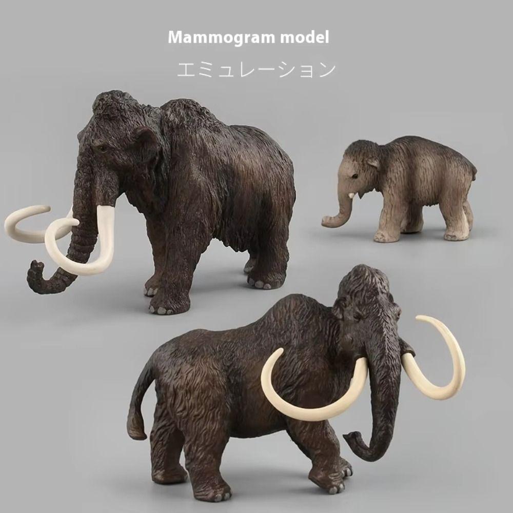 Statue Realistic Elephant Model Toy Collectible Elephant Miniatures Figurine  Desktop Decorative