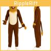 Lion Animal Cosplay Costume Jumpsuits Halloween Role Play Stage Performance