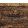 Nightstand with Drawers Rustic Wood Look 40 X 40 X 66 Cm Engineered Wood