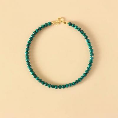Ultra-fine 3mm Malachite Bracelet, Fashionable and Individual