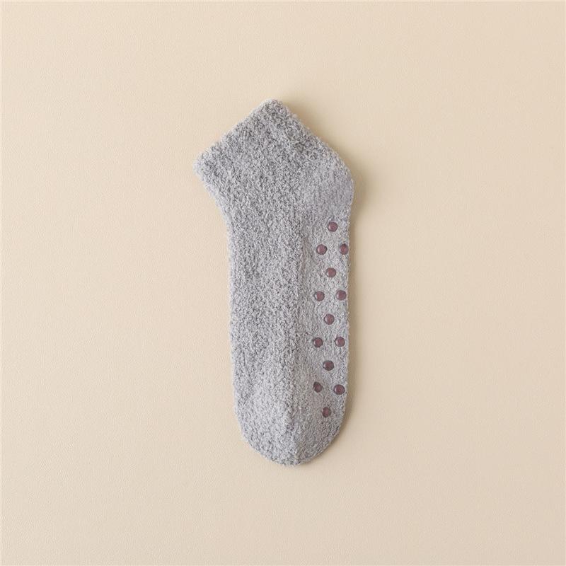 Thickened Thermal Socks Women Winter Warm Home Soft Thickened Plus Velvet Sleeping Anti Slip Floor Slipper Sock Christmas Gift
