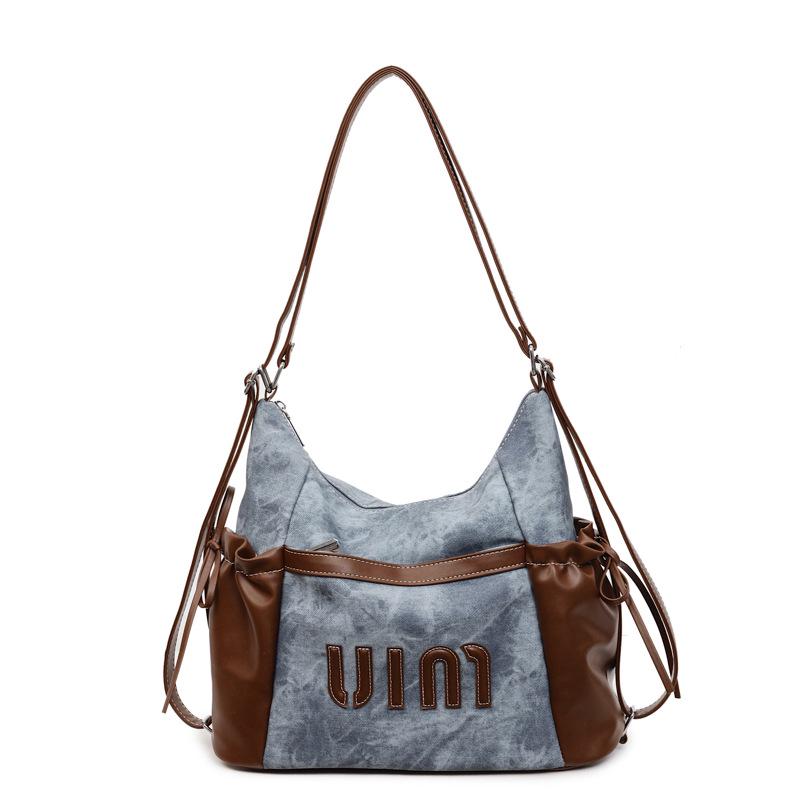 Damen Retro Minimalistisch Großvolumige Tragetasche - High-End Outdoor Lässige Schulterhandtasche