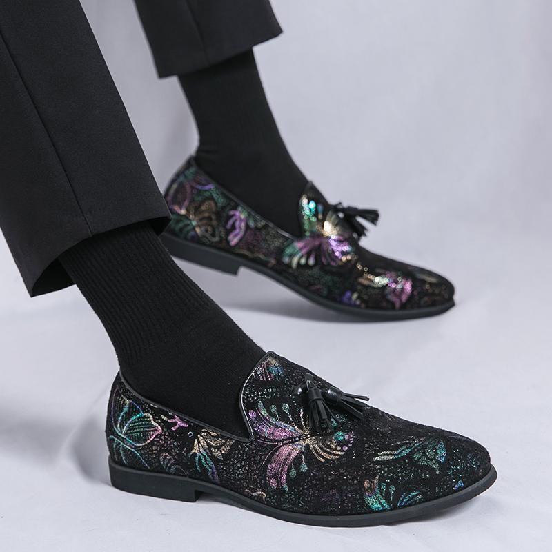 Men's Fashion Party Shoes British Pointed-toe Shiny Leather Mens Lace-Up Dress Business Office Shoes Men Wedding Oxfords Flats