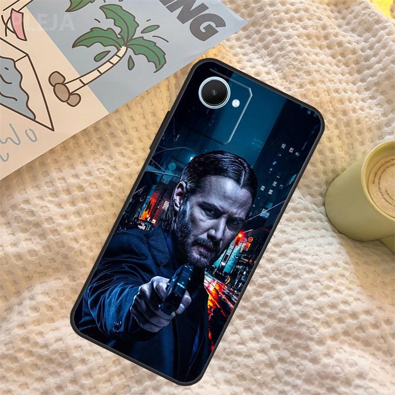 

Cool Movie John Wick Case For Realme 15 11 12 13 14 Pro Plus C65 C67 C71 C63 C61 C55 C51 C53 C35 C75 GT6 GT7 Pro Realme C61