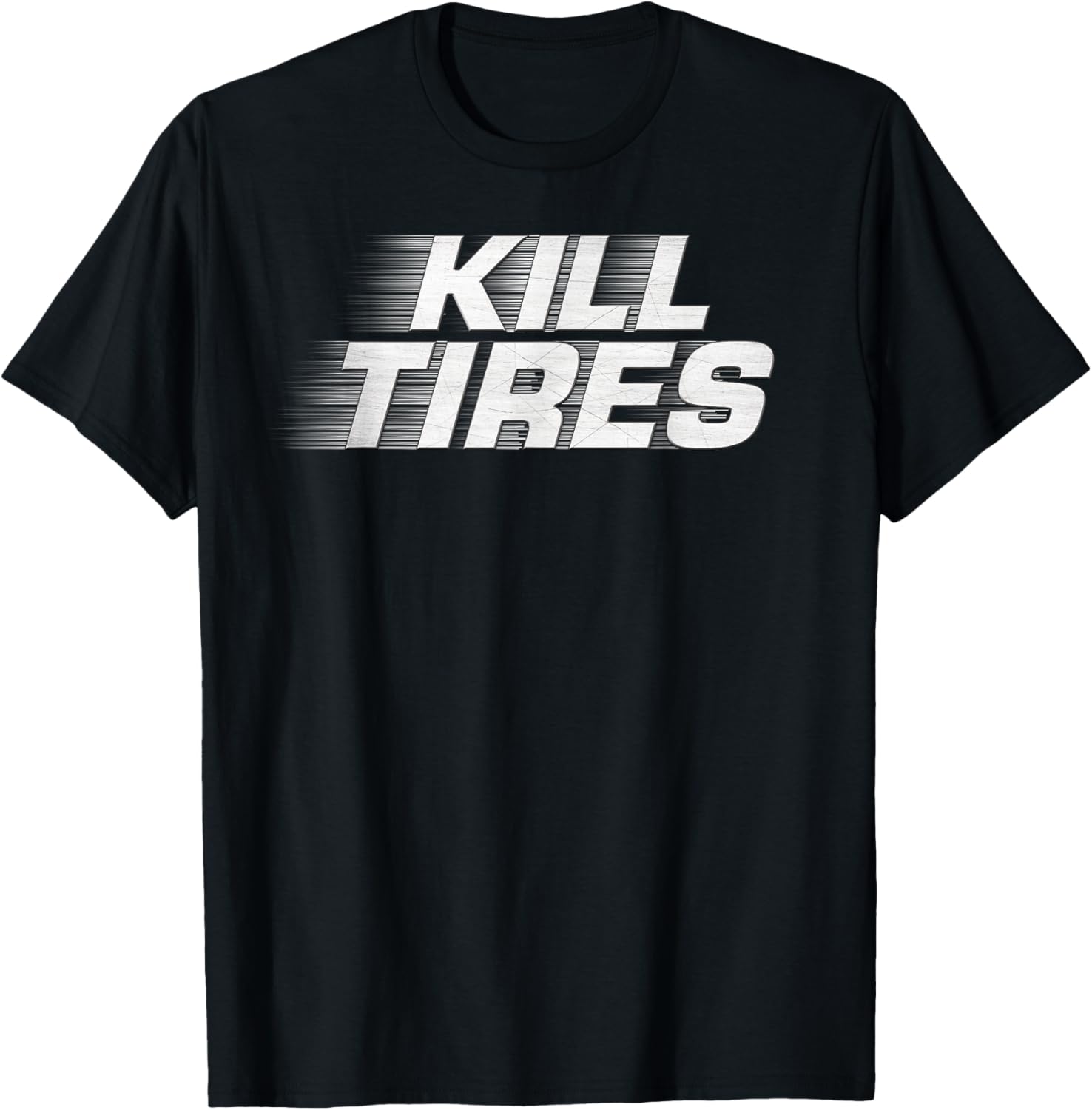 Kill Tires T-shirt, Car Racing Tee by Zany Brainy T-Shirt S разноцветный