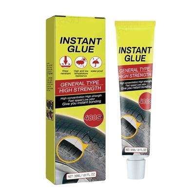 Automotive Tire Crack Repair Glues Fast Acting Waterproof Adhesive 30ml Sealant Perfect for Road & Emergencies