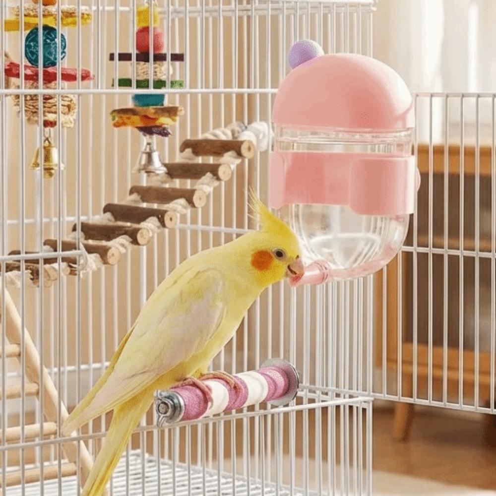 Leak-proof Parrot Water Dispenser Large Capacity Bird Drinking Cup  for Small Animal
