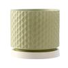 Nordic Style White Ceramic Succulent Pot with Four Compartments
