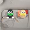 Creative Cartoon Car Glasses Holder, Car Sun Visor Storage Wonder, Glasses Frame, Multi-functional Storage Card Holder
