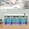 Mailbox for Classroom 24 Slots, Mail Sorter, Paper Organizer Storage, Mail Organizer for Home Library Office Classroom (White)