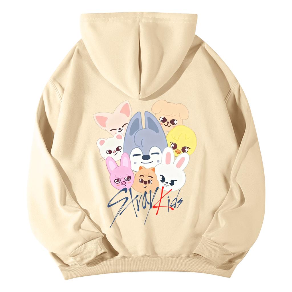 Sudadera con capucha informal, versátil y de moda para mujer, con parche de manga larga para uso diario.