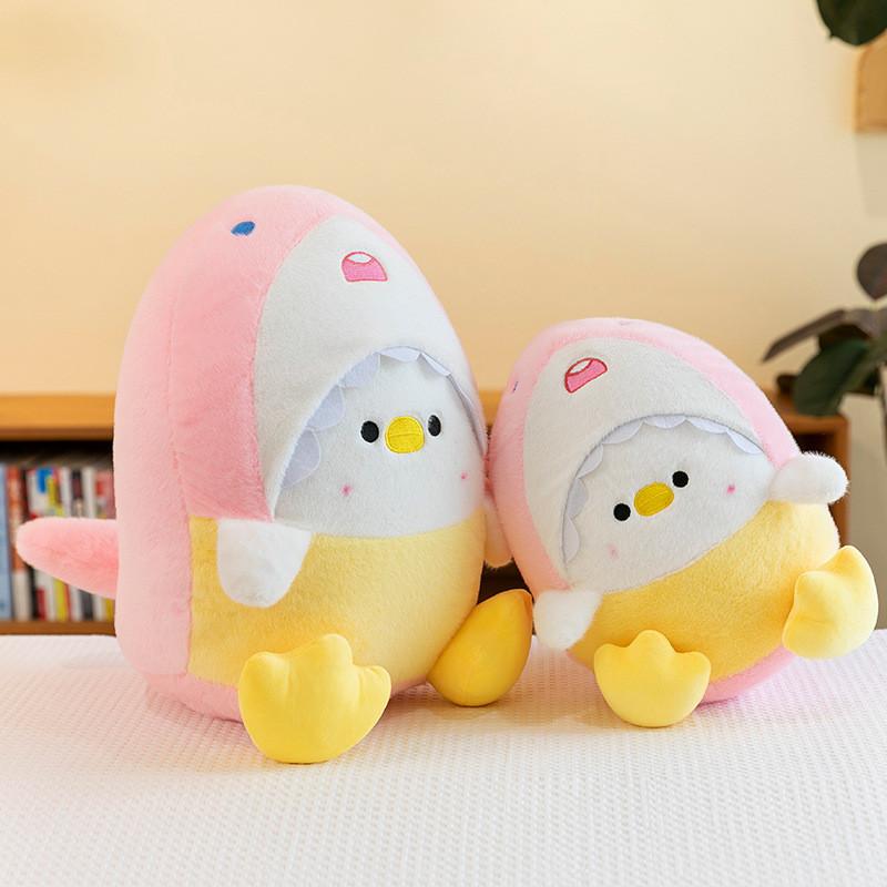 Eggy Party Shark Plush Toy Cartoon Animal Stuffed Doll Room Sofa Decoration Gift