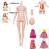 11-inch 30cm 6-part Jointed Big-bellied Pregnant Naked Doll With Detachable Belly