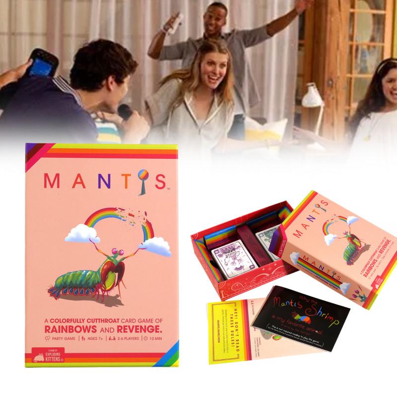 Mantis Výbušné kotě Mantis Párovací karetní hra pro vzrušující rodinná setkání