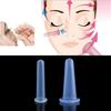 2pcs Mini Silicone Cupping Cup Vacuum Cans Body Head Face Eye Massage Anti-cellulite Massager