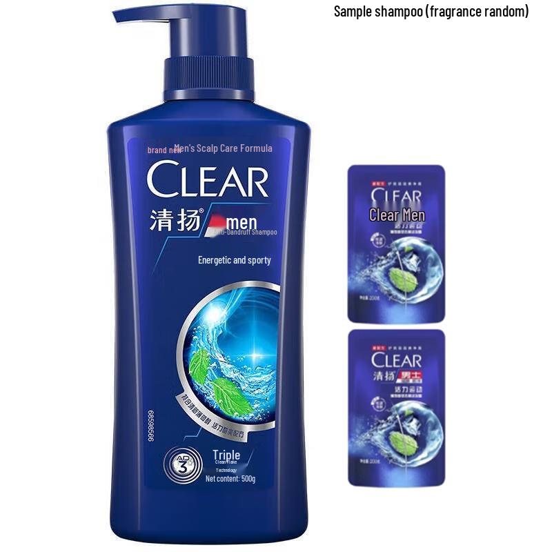 Clear Men Vigor Sports Oil Control Moisturizing Shampoo