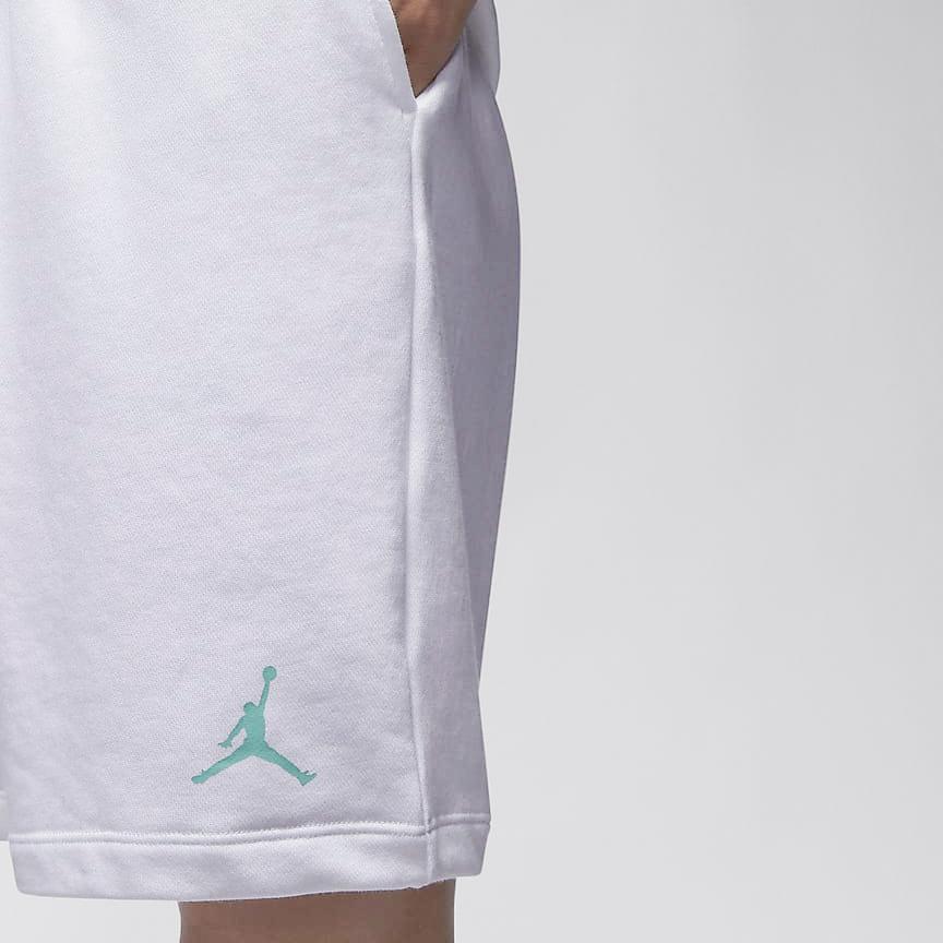 Jordan Letné športové šortky so šnurovaním s potlačou loga Flight MVP Pánske spodky Biela FN4701-100