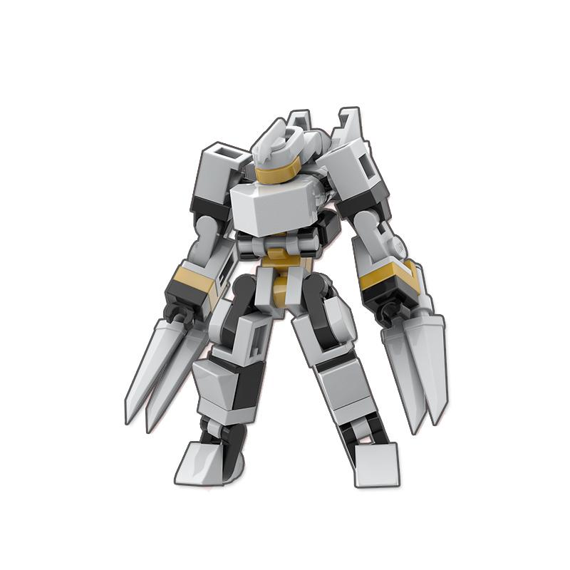 

Экзоскелет меха строительные блоки мелкие частицы миниатюрный боевой робот сборная модель мальчики и девочки подарок детская игрушка PDF Manual