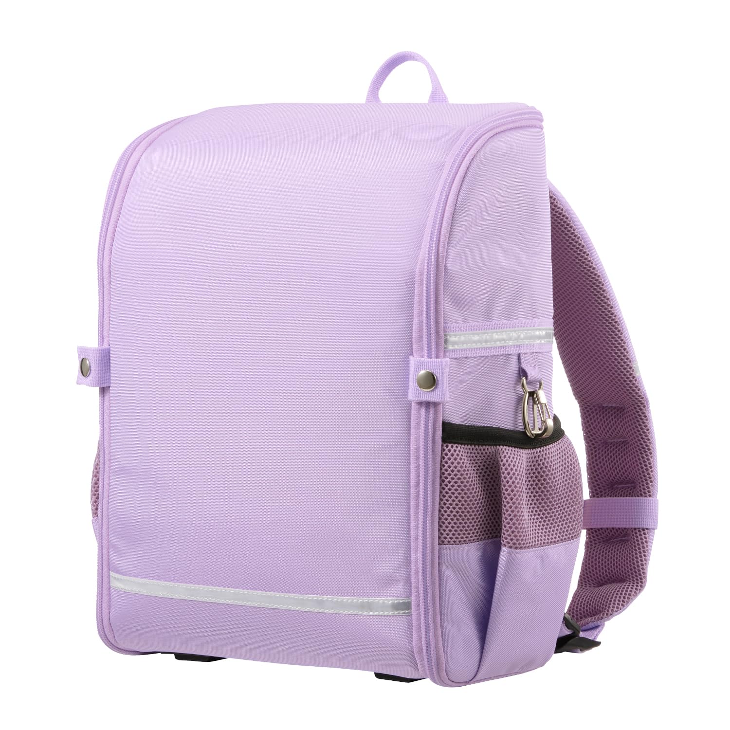 

Plus Backpack School Backpack Lightweight Water Repellent Easy to Open Packable Rain Cover Included Lavender KB-001R 91-335