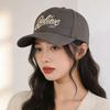 Cotton Baseball Cap With Embroidered For Summer Sun Protection