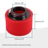 48mm Red Sponge Air Filter for Motorcycle & ATV - Fits Various Models