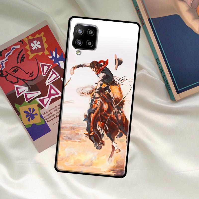 Cowboy Cowgirl Western Ranch Boho Case For Samsung Galaxy A52 A32 A12 A33 A06 A16 A26 A36 A56 A15 A53 A13 A34 A54 A14 A35 A55