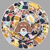 50 Cute Dachshund Dog Stickers - Cartoon Animal Waterproof Decorative Set